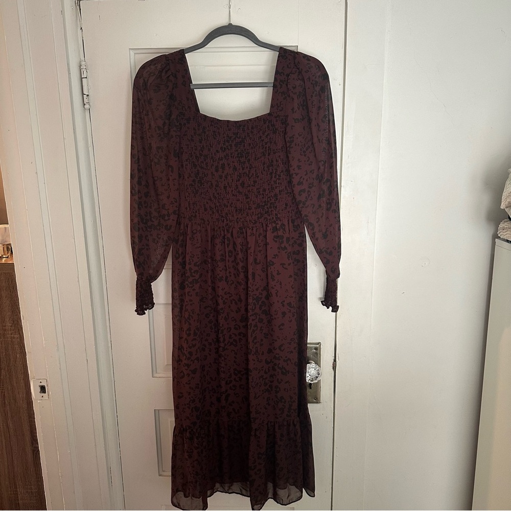 Leopard Midi Dress